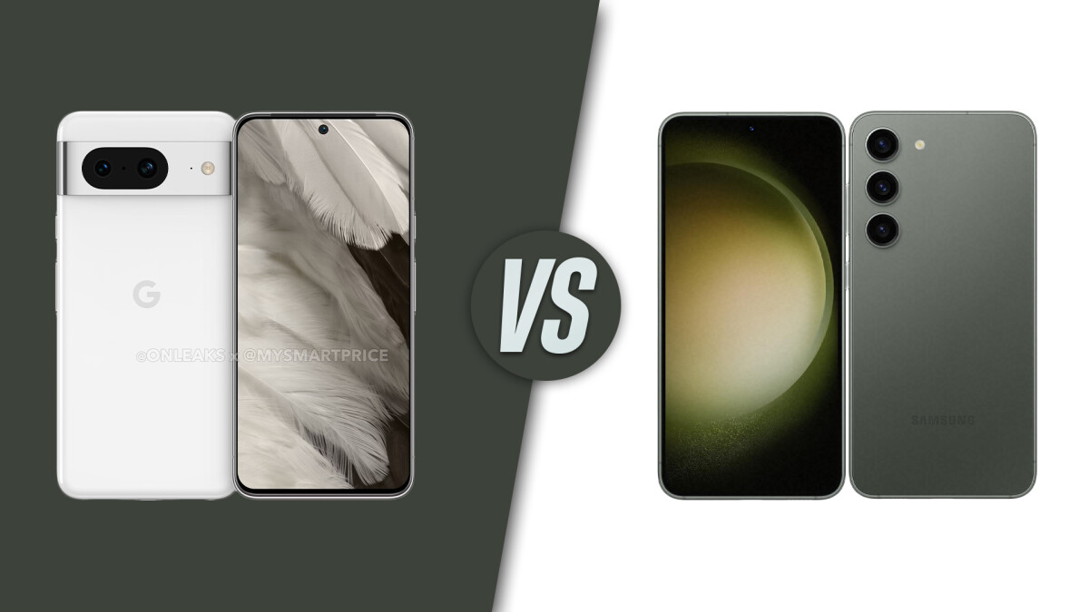 Google Pixel 8 vs Samsung Galaxy S23