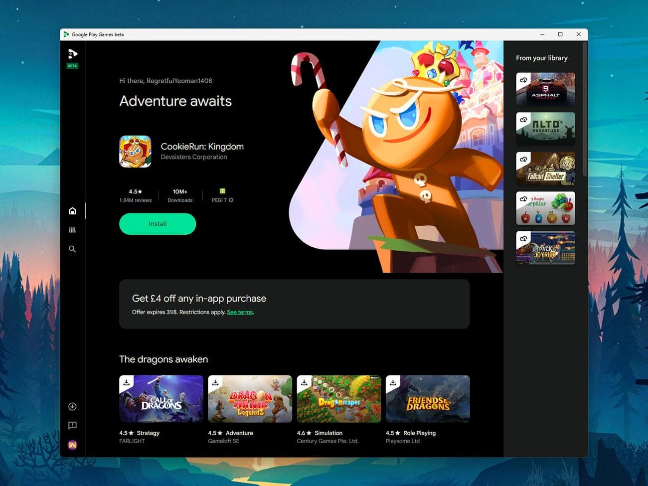 Η έκδοση beta των Παιχνιδιών Google Play εμφανίζει μια προεπισκόπηση του CookieRun: Kingdom.