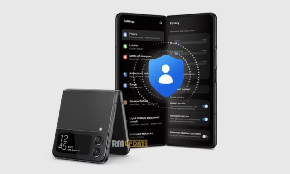 Samsung Privacy dashboard
