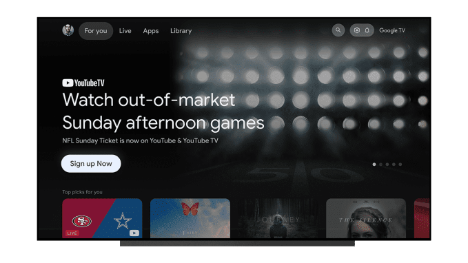 , Το Google TV προσθέτει 25 ακόμη δωρεάν κανάλια, ενσωμάτωση NFL Sunday Ticket, TechWar.gr