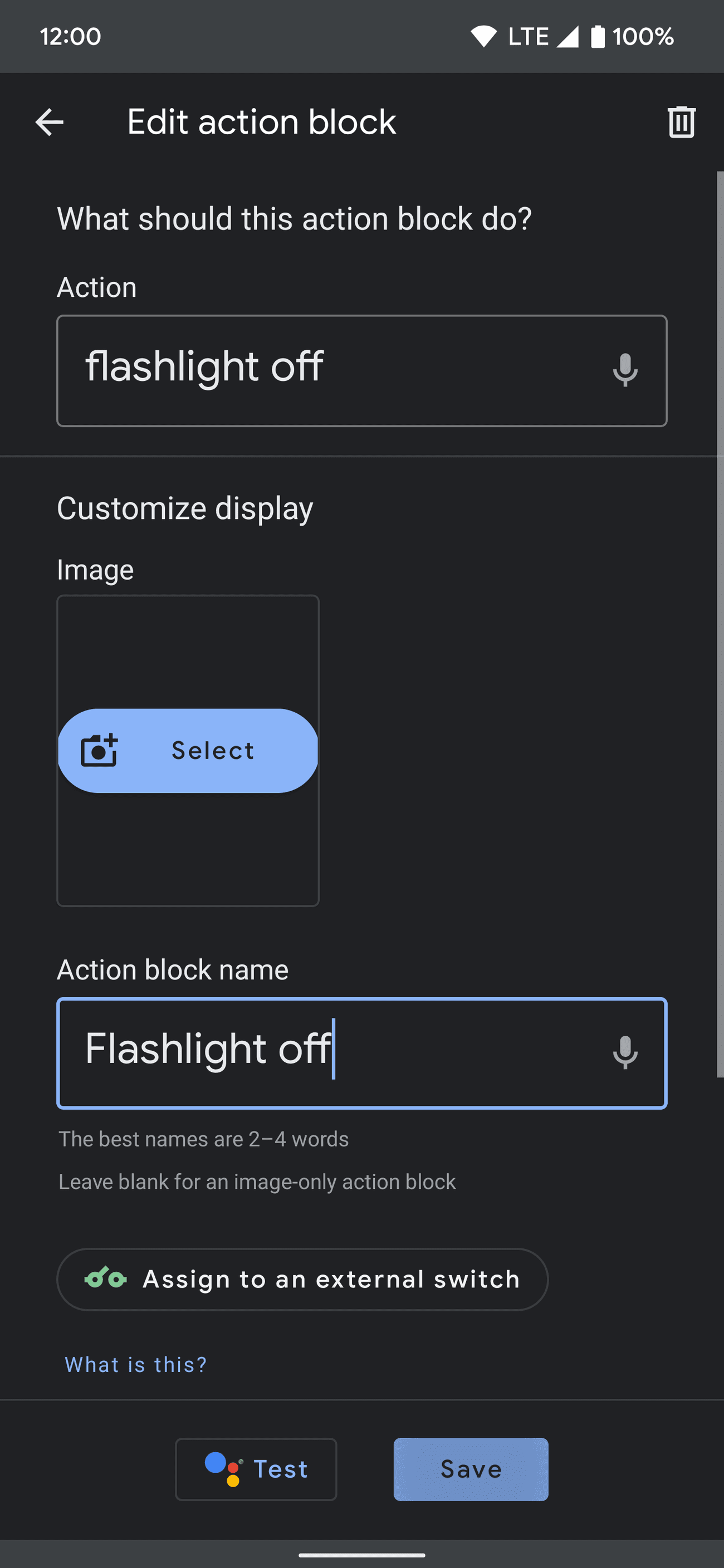 δημιουργήστε ένα άλλο μπλοκ δράσης