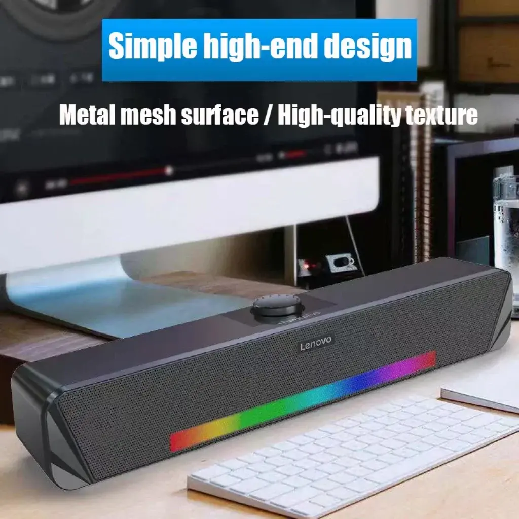 , [#Ιστορικό_Χαμηλό] Lenovo TS33 : Ηχόμπαρα με Bluetooth 5.0, Στέρεο ήχο και RGB φωτισμό στα 17.5€!, TechWar.gr