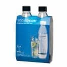 SodaStream Black Slim ανθρακούχα μπουκάλια στη συσκευασία τους σε λευκό φόντο