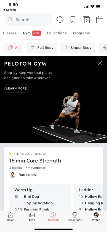 , Ανασκόπηση εφαρμογής Peloton Fitness: Αξίζει τον κόπο χωρίς το ποδήλατο;, TechWar.gr
