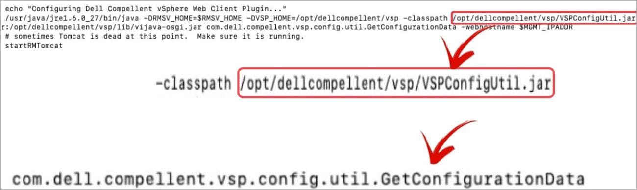 Αρχείο JAR σε έναν κατάλογο Compellent