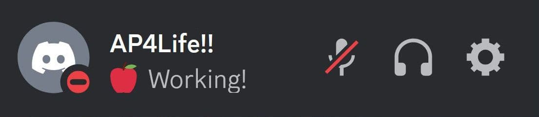 Ένδειξη προσαρμοσμένης κατάστασης Discord