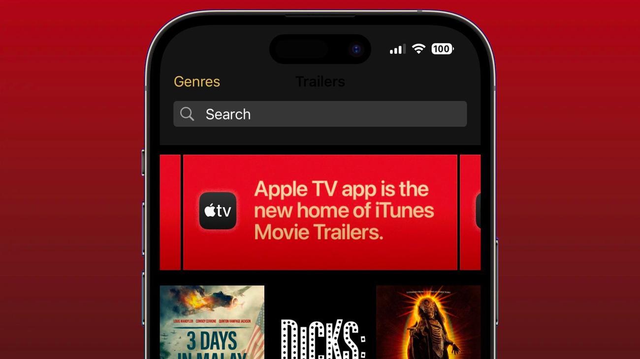Η Apple διακόπτει την εφαρμογή iTunes Movie Trailers
