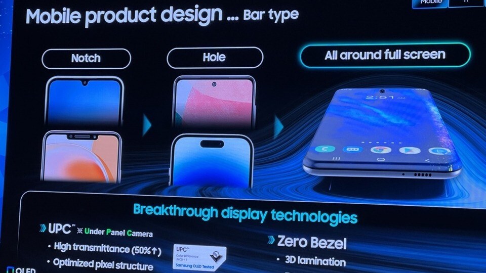 Samsung confirms it is making bezel-less display design, likely for iPhone