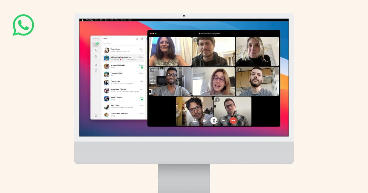 Η νέα εφαρμογή Mac του WhatsApp υποστηρίζει ομαδικές βιντεοκλήσεις για έως και οκτώ άτομα
