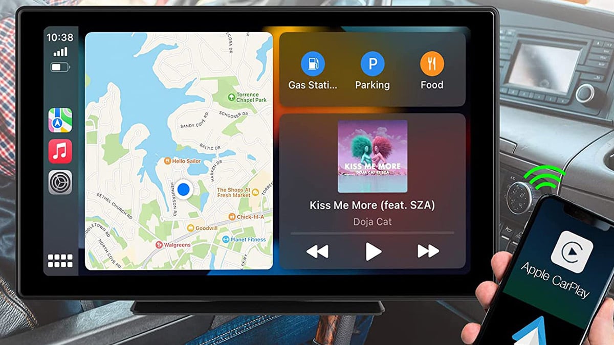 Καλύτερη συμφωνία τεχνολογίας: Ασύρματη οθόνη εννέα ιντσών Heads Up Car σε πώληση για 104,99 $