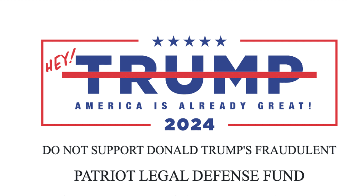 Ο ιστότοπος για το Patriot Legal Defense Fund του Donald Trump έχει παραβιαστεί