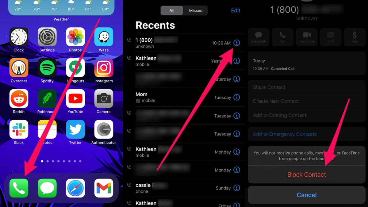 Πώς να αποκλείσετε έναν αριθμό στο iPhone
