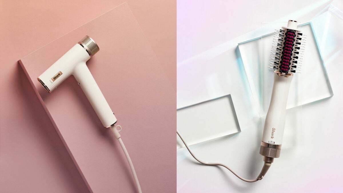 Τα δύο νέα εργαλεία για τα μαλλιά της Shark μοιάζουν με στιβαρές μάσκες
