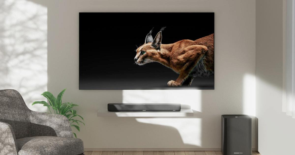 Το Ambeo Soundbar Mini της Sennheiser περιέχει τρισδιάστατο ήχο σε σχέδιο που μοιάζει με δέσμη
