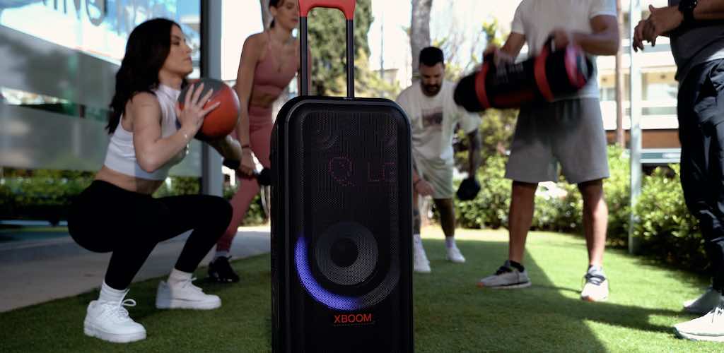Το LG XBOOM XL7S έγινε ο απόλυτος σύμμαχος των διάσημων φίλων της LG στο γυμναστήριο