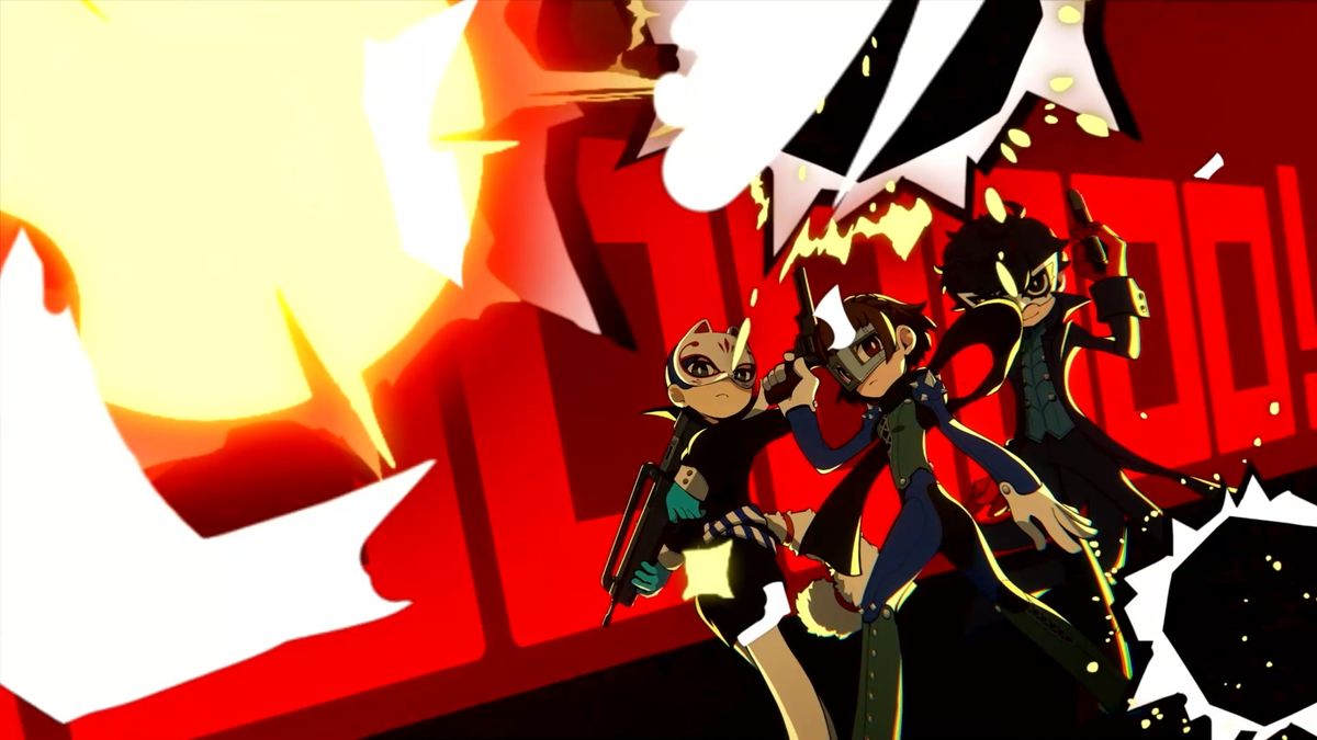 Promotional screenshot for Persona 5 Tactica