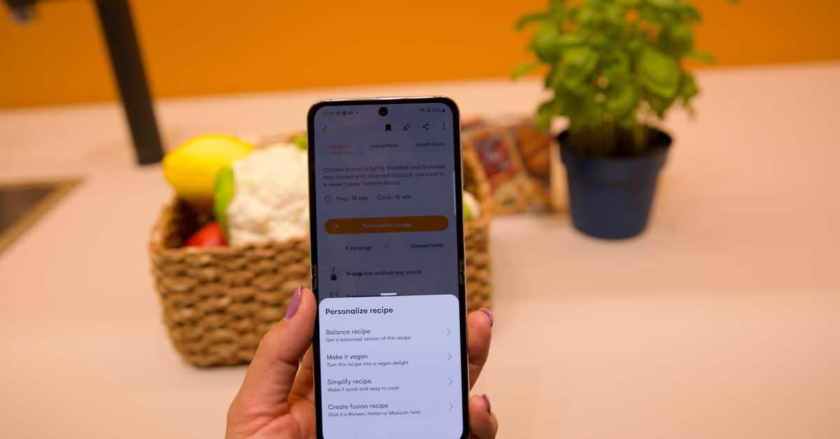Το Samsung Food είναι ο νέος βοηθός μαγειρέματος της Samsung με τεχνητή νοημοσύνη