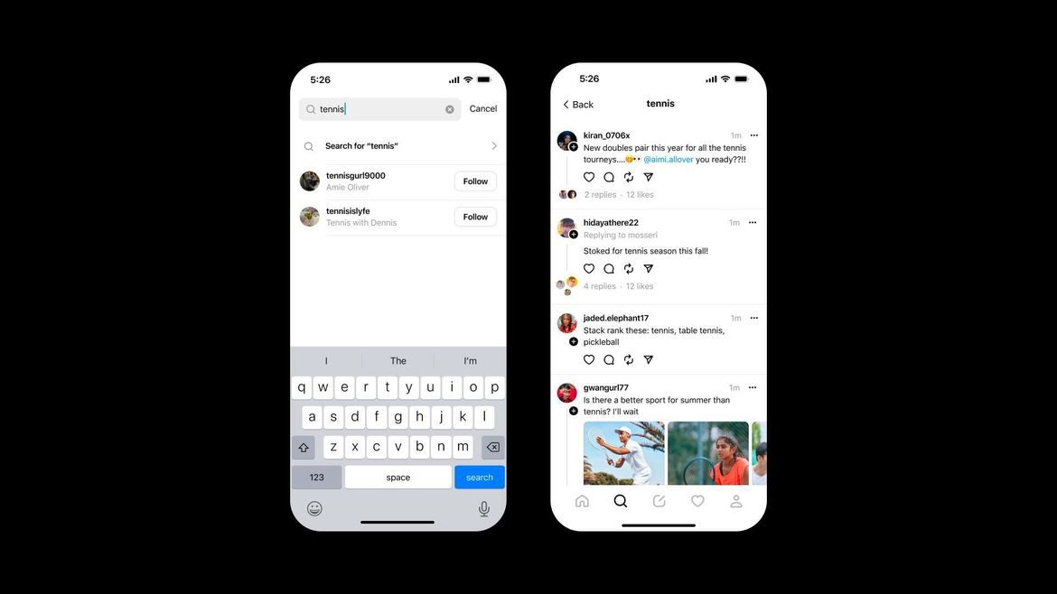 Το Threads ξεκινά να δοκιμάζει τη δυνατότητα αναζήτησης στην Αυστραλία και τη Νέα Ζηλανδία