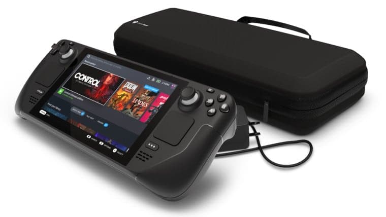 Image of the Steam Deck portable PC by Valve
