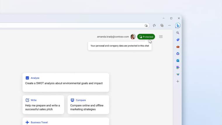 Microsoft bing chat enterprise