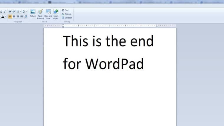 microsoft wordpad