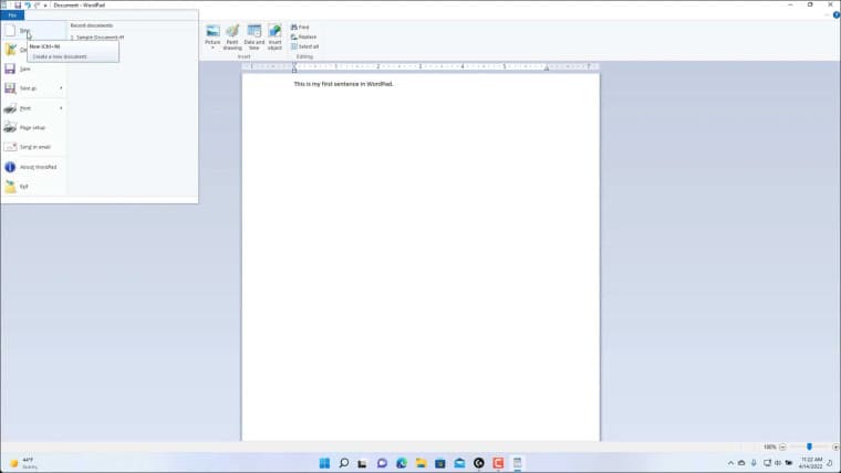 , Μια γρήγορη ματιά στο WordPad, τον δωρεάν επεξεργαστή κειμένου που μόλις σκότωσε η Microsoft, TechWar.gr