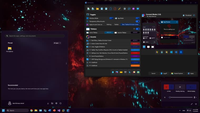 , Το πρόγραμμα προσαρμογής και τροποποίησης των Windows WinPaletter λαμβάνει νέους ήχους, μειωμένη χρήση μνήμης και πολλά άλλα, TechWar.gr