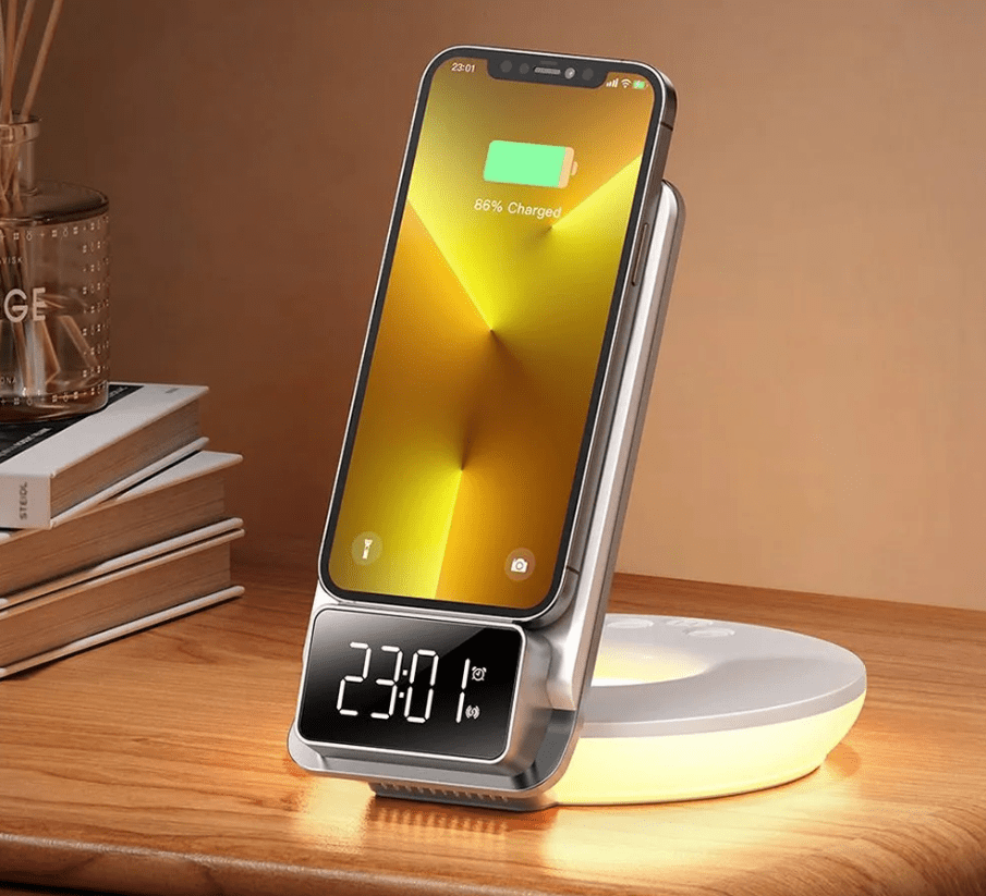 [#Ιστορικό_Χαμηλό] MCDODO CH-1610: "ΜΑΚΝΤΟΝΤΟ" 4 σε 1 εξαιρετικό Gadgetάκι - Ασύρματος φορτιστής, Night Light, stand και ρολόι/ξυπνητήρι