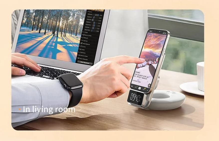 , [#Ιστορικό_Χαμηλό] MCDODO CH-1610: “ΜΑΚΝΤΟΝΤΟ” 4 σε 1 εξαιρετικό Gadgetάκι – Ασύρματος φορτιστής, Night Light, stand και ρολόι/ξυπνητήρι, TechWar.gr