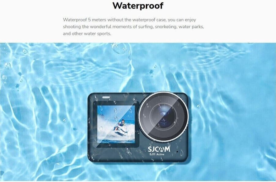 , SJCAM SJ11 : Οικονομική 4K Action κάμερα, με δύο οθόνες και WiFi, αδιάβροχη, χωρίς θήκη, στα 124€!, TechWar.gr