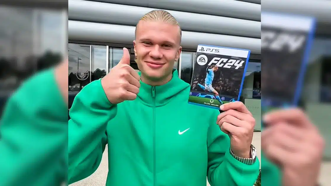 EA Sports FC 24: Ο Έρλινγκ Χάαλαντ παρέλαβε το πρώτο αντίτυπο του “νέου FIFA“ (BINTEO)