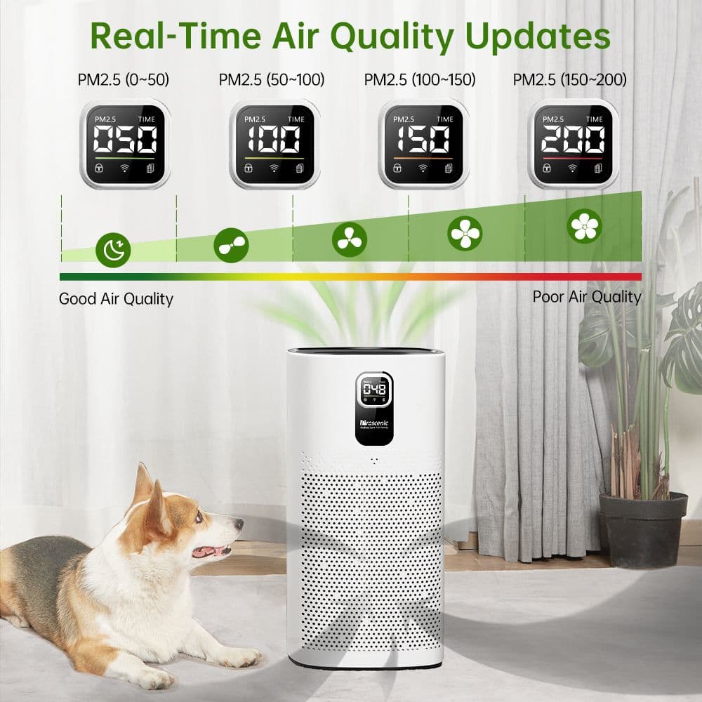 , Proscenic A9 : Ένας εξαιρετικός ιονιστής αέρα, με ενημέρωση της ποιότητας του αέρα σε πραγματικό χρόνο!, TechWar.gr