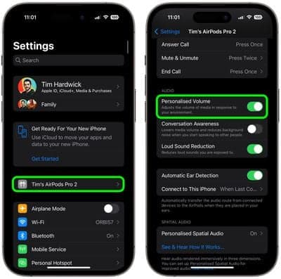 , Πώς να χρησιμοποιήσετε όλες τις νέες δυνατότητες του AirPods Pro στο iOS 17, TechWar.gr