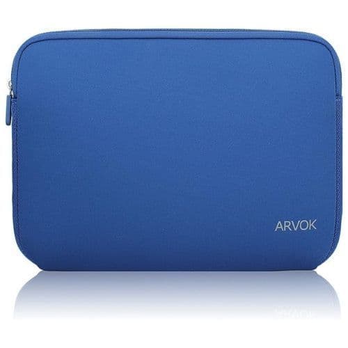 Μπλε μανίκι φορητού υπολογιστή Arvok σε λευκό φόντο