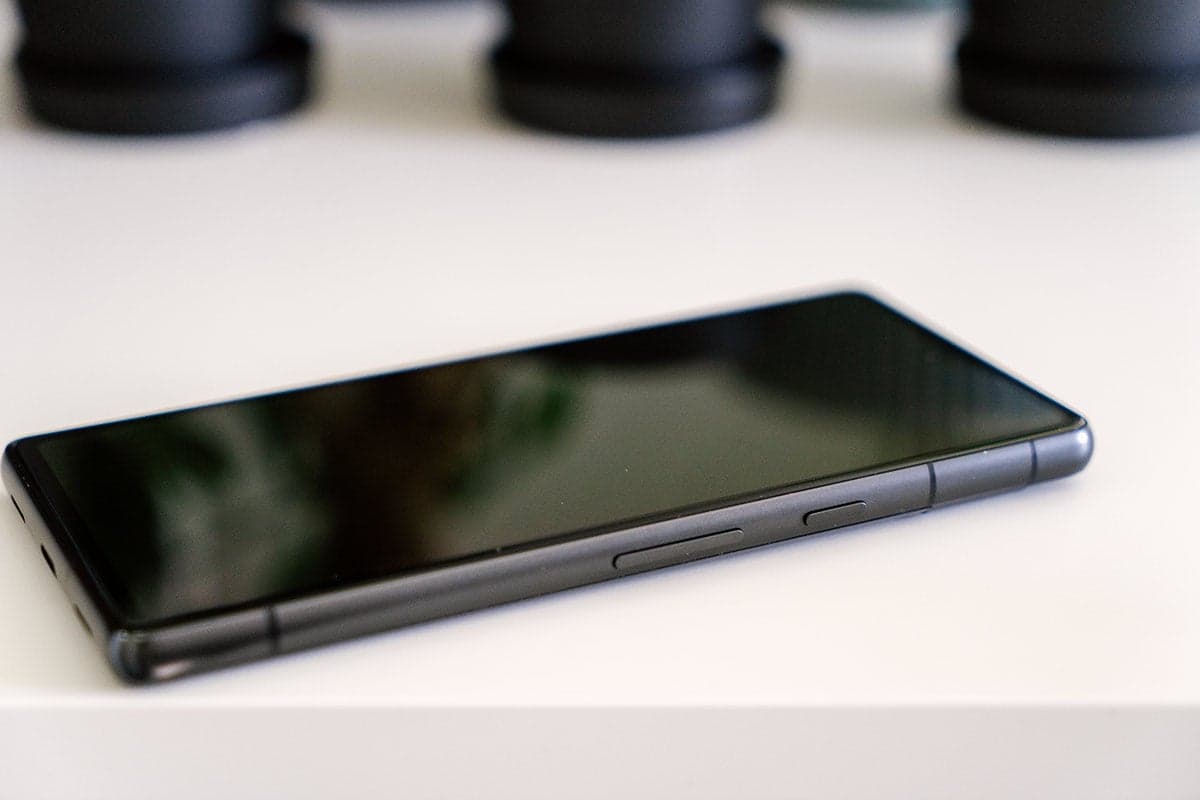 The side of the Google Pixel 7a