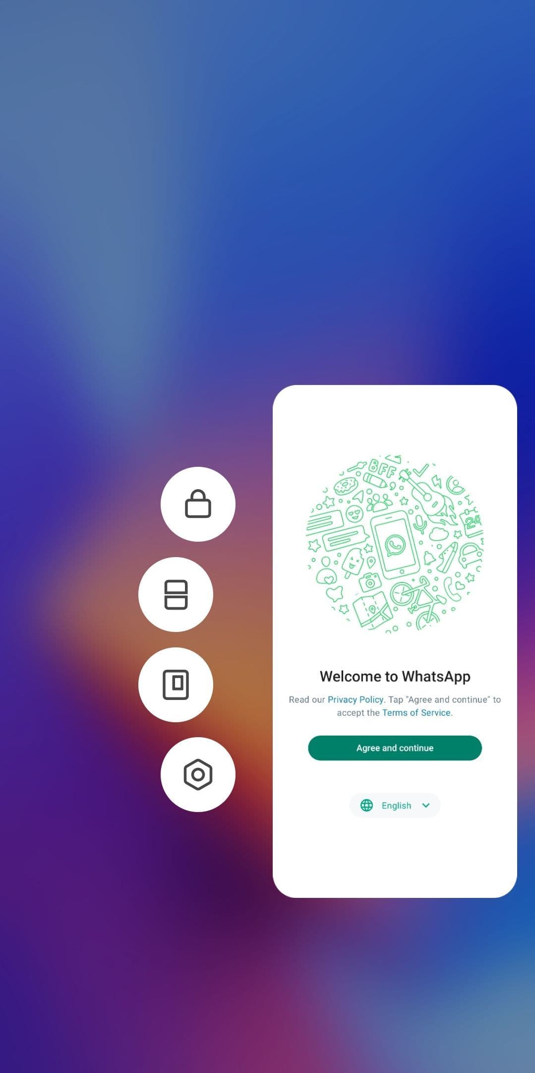 Στιγμιότυπο οθόνης που δείχνει το εικονίδιο κλειδαριάς