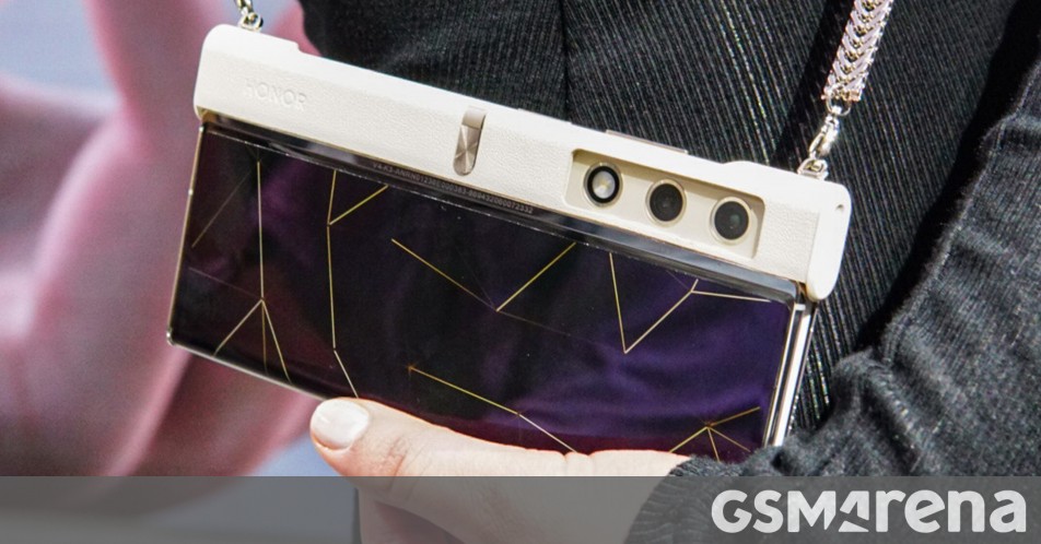 Ζωντανή συλλογή φωτογραφιών Honor V Purse concept
