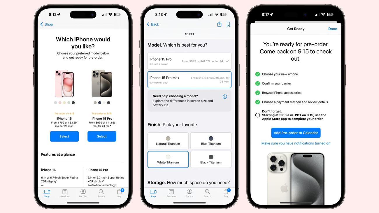 Η Apple επιτρέπει στους πελάτες να «Ετοιμαστούν» για το iPhone 15 να κυκλοφορήσει με τη ρύθμιση προπαραγγελίας