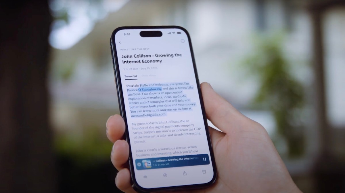 Η εφαρμογή Read-it-late Matter μπορεί πλέον να μεταγράψει τα αγαπημένα σας podcast
