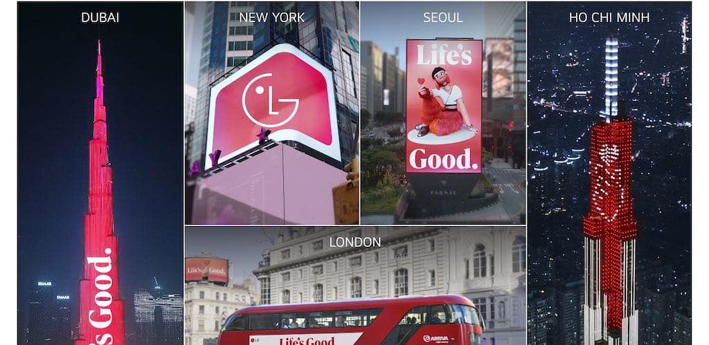 Η νέα καμπάνια της LG "Life's Good" παρουσιάζεται σε όλον τον κόσμο