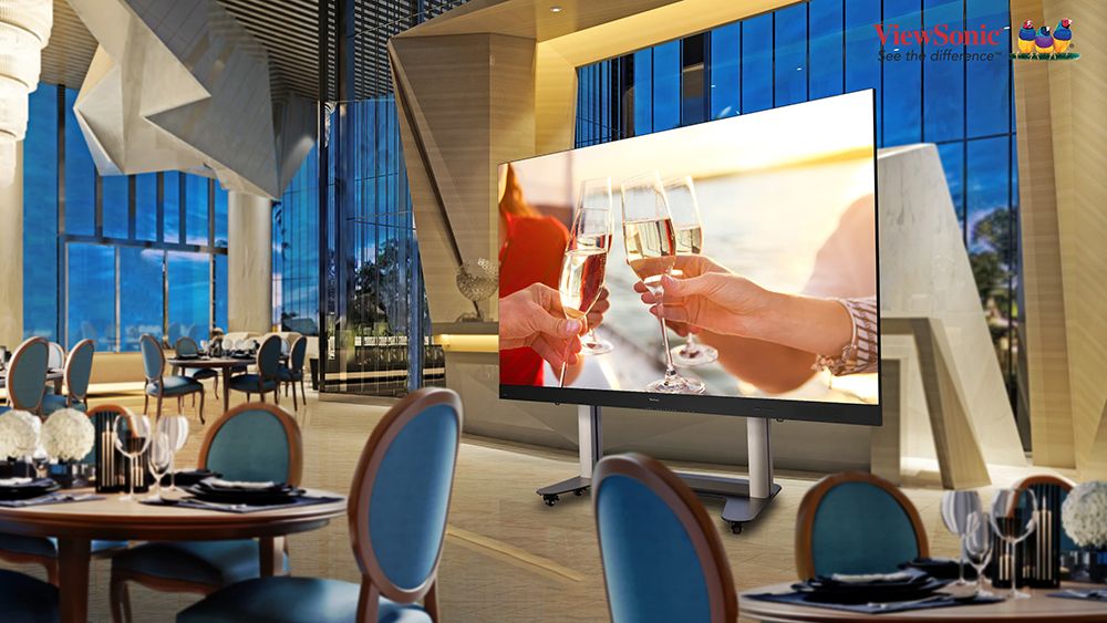 Αναδιπλούμενες οθόνες ViewSonic LED 135 ιντσών — InfoCom