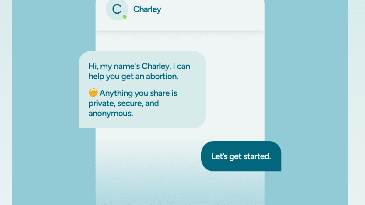 Το chatbot για τη φροντίδα των αμβλώσεων στοχεύει να βοηθήσει τους χρήστες να βρουν επιλογές
