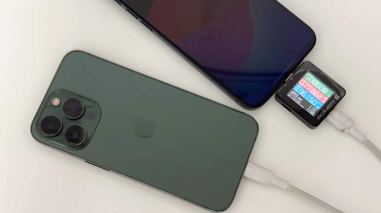 iPhone 15 Pro Max temperatures when charging for 10 minutes and 30 minutes