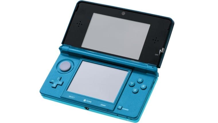 An Aqua Blue Nintendo 3DS