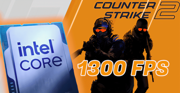 Intel Core i9-14900K CPU Runs Counter Strike 2 At Over 1300 FPS With A 8 GHz Overclock 1