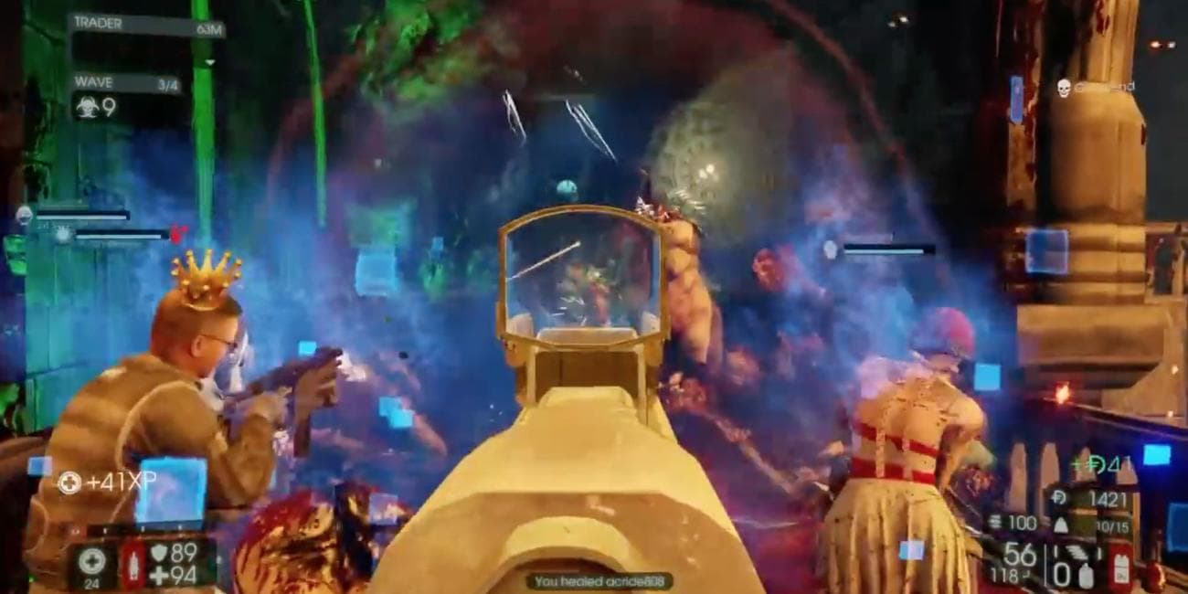 Killing Floor 2 - Field Medic - Player heals team with a medic grenade