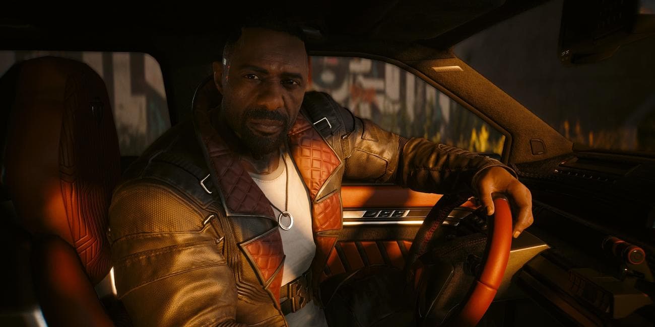 solomon reed in his car