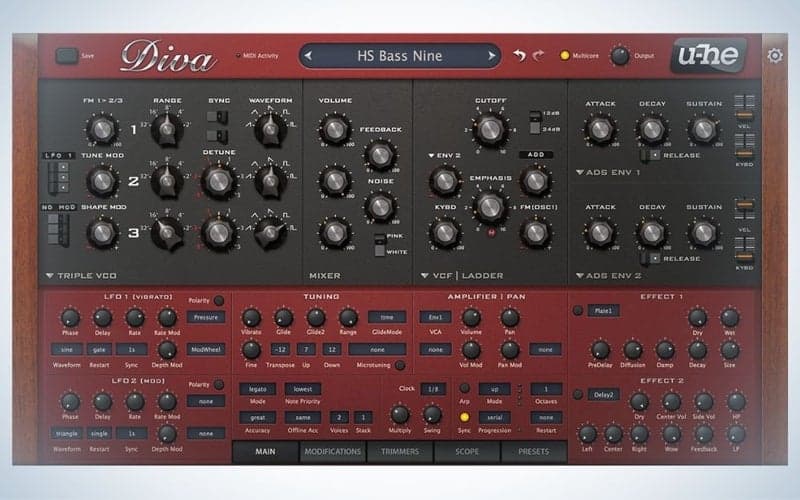 u-he Diva is the best analog.