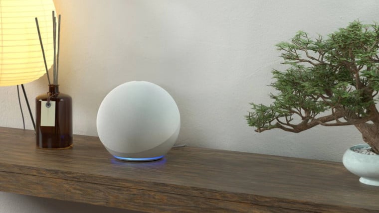 The Echo 4 smart speaker