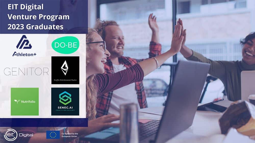 90.000 € δόθηκαν το 2023 μέσω του EIT Digital Venture Program σε 6 startups — InfoCom